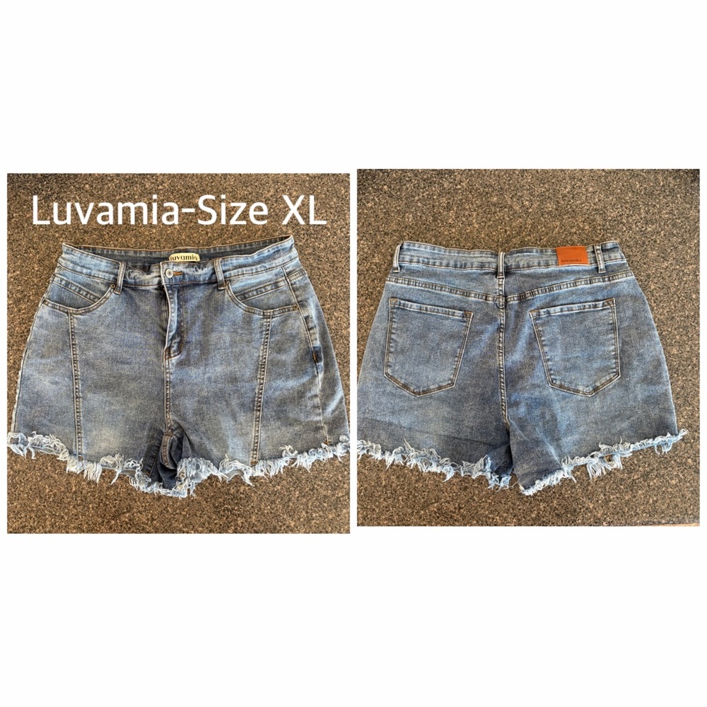 Women's Blue Denim Shorts